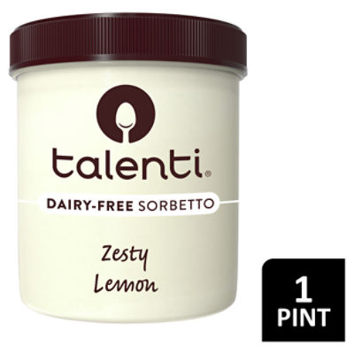 Talenti Zesty Lemon Dairy-Free Sorbetto, 1 pint