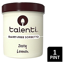 Talenti Zesty Lemon Dairy-Free Sorbetto, 1 pint, 16 Fluid ounce