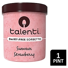 Talenti Summer Strawberry Dairy-Free Sorbetto, 1 pint, 16 Fluid ounce