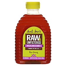 Aunt Sue's Raw & Unfiltered, Wildflower Honey, 32 Ounce