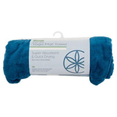 Gaiam Stay-Put Yoga Mat Towel, 1 Each