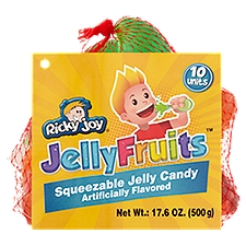 Ricky Joy Jelly Fruits Squeezable, Jelly Candy, 17.6 Ounce
