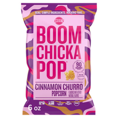 Angie's Boom Chicka Pop Cinnamon Churro Popcorn, 6 oz