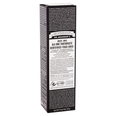 Dr. Bronner's Anise AllOne, Toothpaste