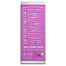 Dr. Bronner's Magic All-One Chocolate, Smooth Coconut Praline, 2.93oz