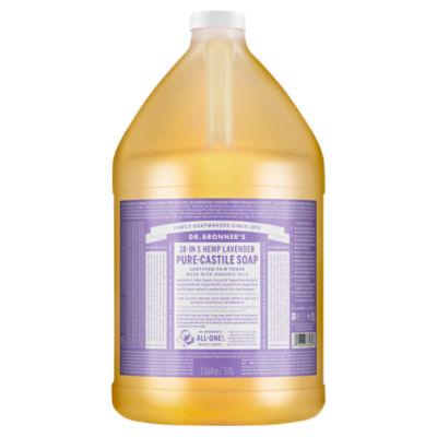 Dr. Bronner's 18-in-1 Hemp Lavender Pure-Castile Soap, 1 gallon