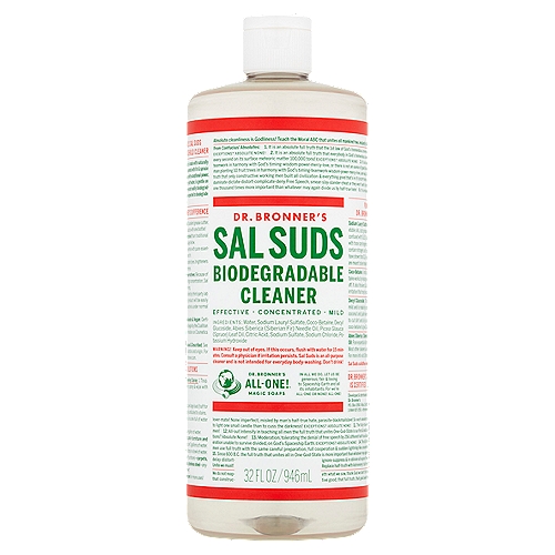 Dr. Bronner's Sal Suds Biodegradable Cleaner, 32 fl oz