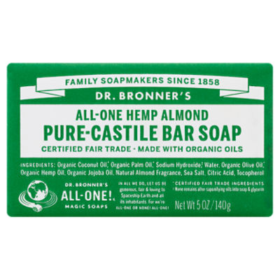Dr. Bronner's Bath Soap Bar 5oz. – East Side Grocery