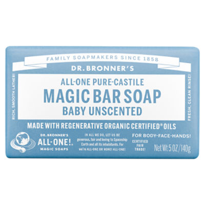 Hemp Baby Unscented Pure Castile Bar Soap