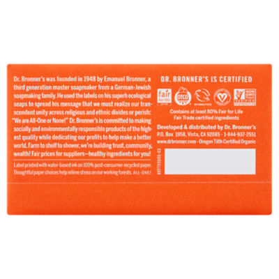 Dr. Bronner's Pure Castile Bar Soap 5 oz