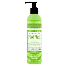 Dr. Bronner's Patchouli Lime Organic Hand & Body Lotion, 8 fl oz