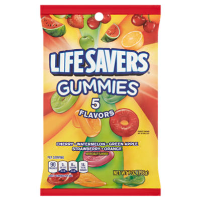 Life Savers 5 Flavors Gummies, 7 oz