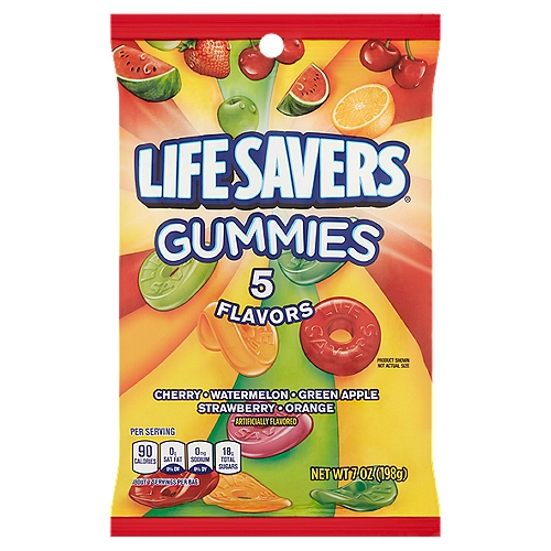 Life Savers 5 Flavors Gummies, 7 oz