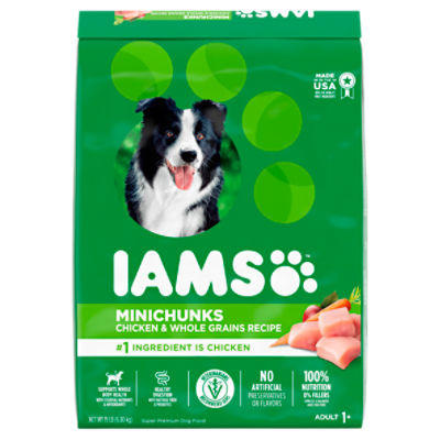 Iams Minichunks Chicken & Whole Grains Recipe Super Premium Dog Food