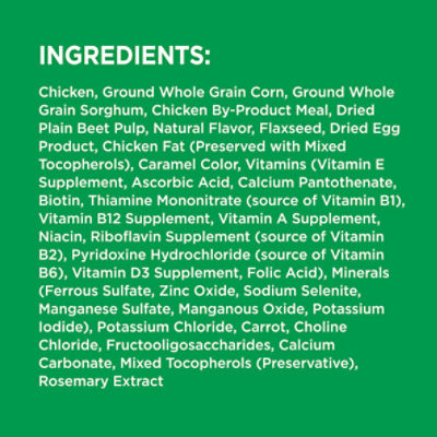 what are the ingredients in iams puppy food