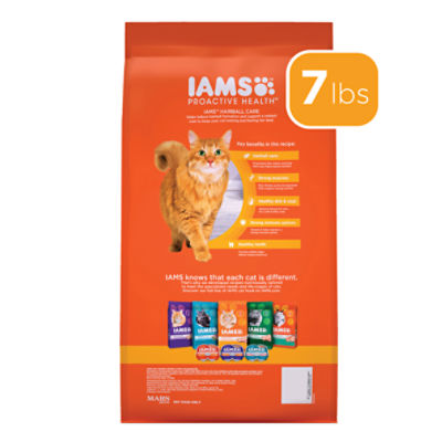 IAMS PROACTIVE HEALTH Adult Hairball Care Dry Cat Food with