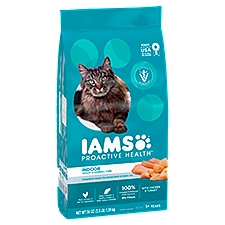 Iams Proactive Health Premium Cat Nutrition, Indoor Weight & Hairball Care Adult 1+ Years, 56 Ounce