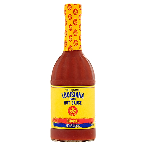 Louisiana Brand The Perfect Original Hot Sauce, 12 fl oz
The Original™ Louisiana Hot Sauce adds plenty of flavor and just the right amount of heat. Use it generously to spice up your favorite foods!
