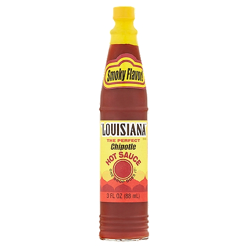 Louisiana Brand The Perfect Chipotle Hot Sauce, 3 fl oz
One Drop Does It®