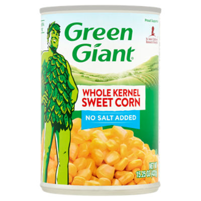 Green Giant No Salt Added Whole Kernel Sweet Corn, 15.25 oz - The 