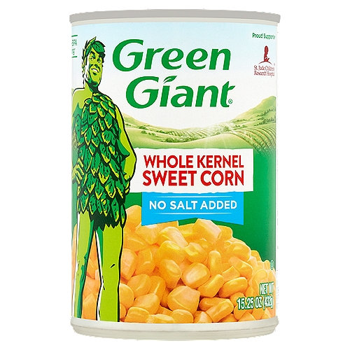 Green Giant No Salt Added Whole Kernel Sweet Corn, 15.25 oz
Non-BPA lining*
*Can lining produced without the intentional addition of BPA.