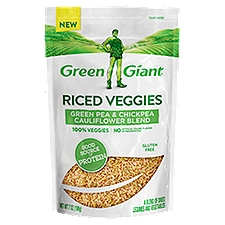 Green Giant Riced Veggies Green Pea & Chickpea Cauliflower Ble, 7 Ounce