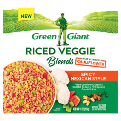 Green Giant Blends Made with Riced Cauliflower Spicy Mexican Style Riced Veggie, 10 oz
