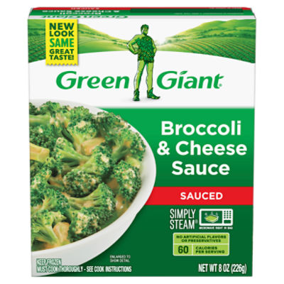 Green Giant Simply Steam Sauced Broccoli & Cheese Sauce, 8 oz