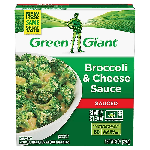 Green Giant Simply Steam Sauced Broccoli & Cheese Sauce, 8 oz
