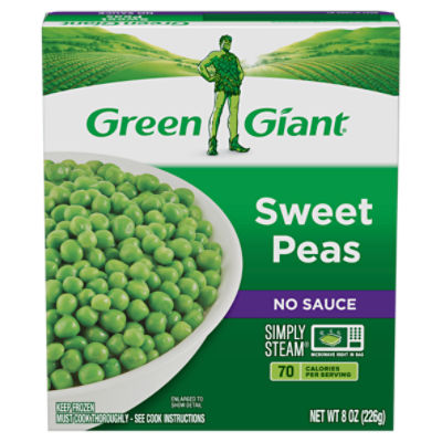 Green Giant Simply Steam No Sauce Sweet Peas, 8 oz