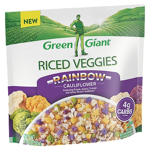 Riced Veggies: Rainbow Riced Cauliflower - Original