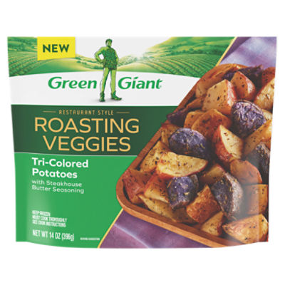 Green Giant Roasting Veggies: Tri-Colored Potatoes with Steakhouse Butter Seasoning, 14 oz