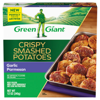 Green Giant Garlic Parmesan Crispy Smashed Potatoes, 12 oz, 12 Ounce