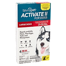 TevraPet Activate II Large Dogs, Flea Treatment, 0.4 Fluid ounce