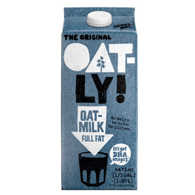 Oatly! The Original Full Fat Oatmilk, 64 fl oz