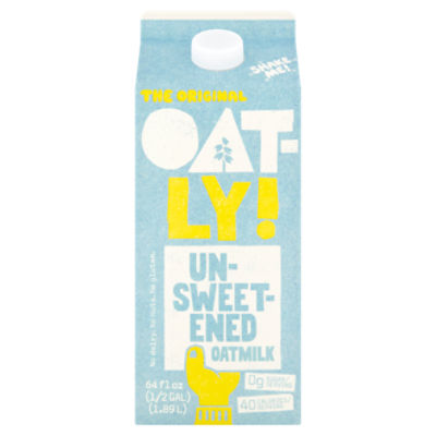 Oatly Unsweetened Milk, 64 fl oz ShopRite