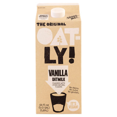 Oatly! The Original Vanilla Oatmilk, 64 fl oz