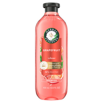Herbal Essences Pure Plants Blends White Grapefruit & Mint Naked Volume Shampoo, 13.5 fl oz