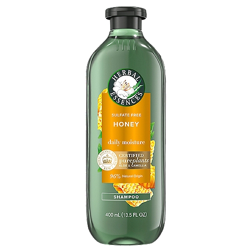 Herbal Essences Pure Plants Blends Honey Daily Moisture Shampoo, 13.5 fl oz