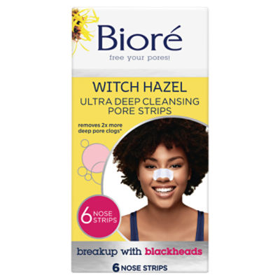 Bioré Witch Hazel Ultra Deep Cleansing, Pore Strips