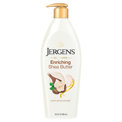 Jergens Enriching Shea Butter Butter Hand And Body Lotion For Dry Skin 16.8 Oz