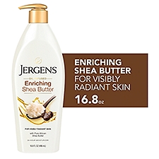 Jergens Oil-Infused Enriching Shea Butter 24-Hour Moisturizer, 16.8 fl oz, 16.8 Fluid ounce