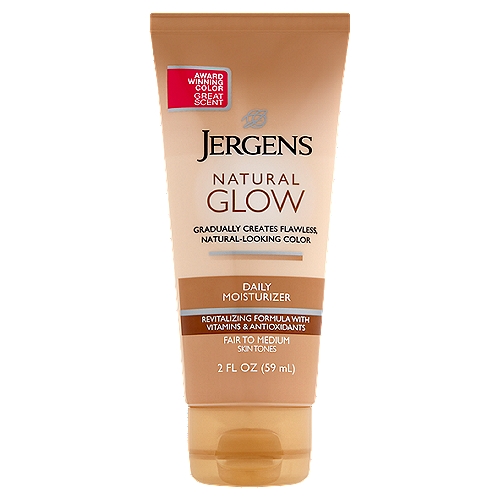 Jergens Natural Glow Daily Moisturizer, 2 fl oz
Award winning color 
Great scent