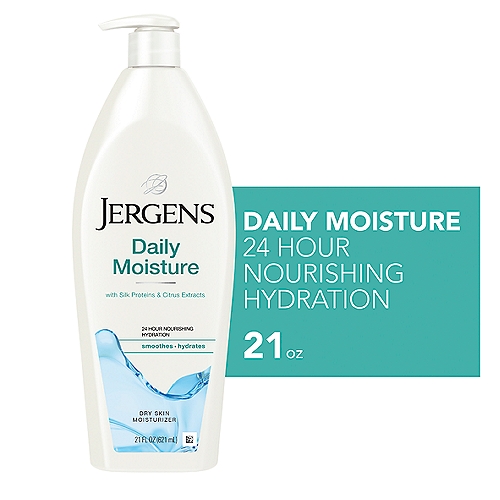 Jergens Daily Moisture Dry Skin Moisturizer, 21 fl oz