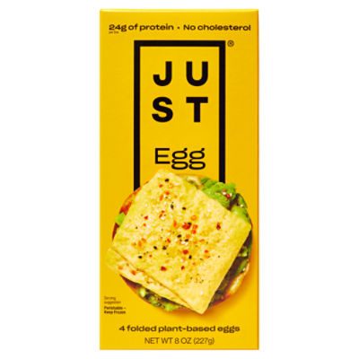 JUST Egg Folded Plant-Based Eggs, 4 count, 8 oz, 4 Each