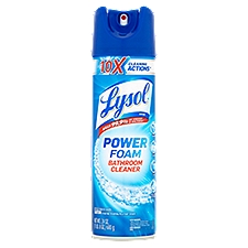 Lysol Power Foam, Bathroom Cleaner, 24 Fluid ounce