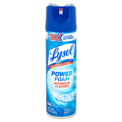 Lysol power deals foam bathroom cleaner