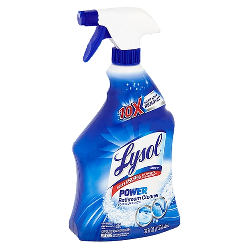 Lysol Power Soap Scum & Shine Bathroom Cleaner, 32 fl oz