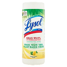 Lysol Fresh Citrus Scent Disinfecting Wipes, 30 count, 7.0 oz