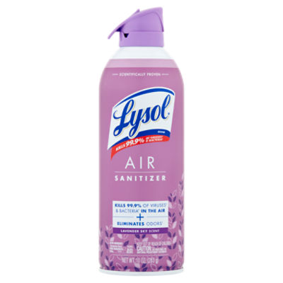 Lysol Lavender Sky Scent Air Sanitizer, 10 oz
